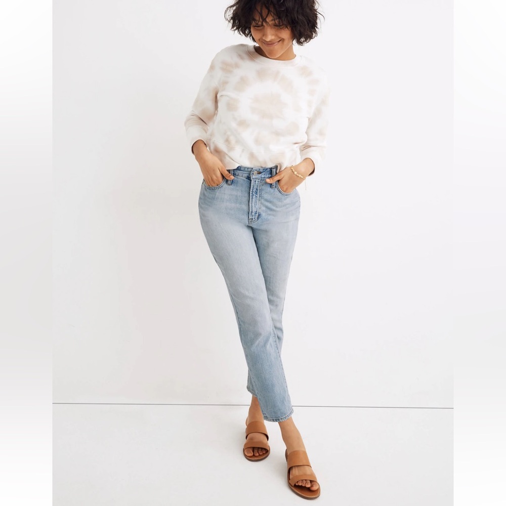 Madewell curvy perfect vintage jean in Fitzgerald wash